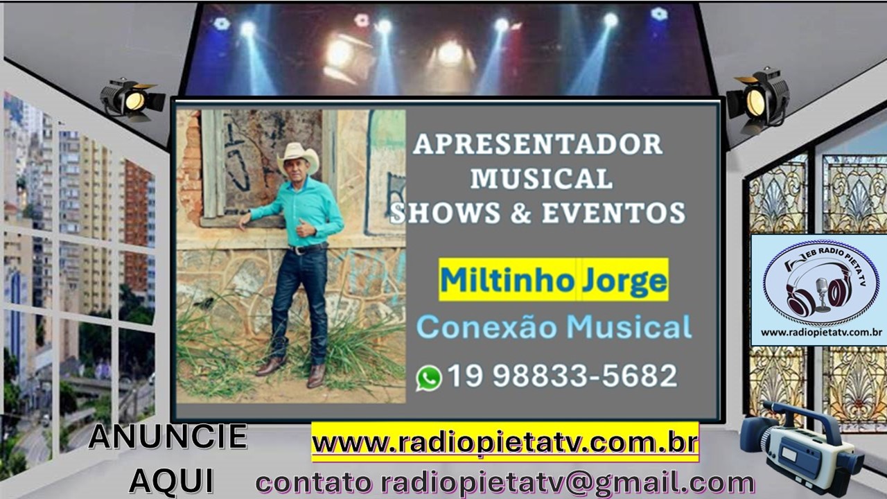 Miltinho Jorge Apresentador shows  eventos